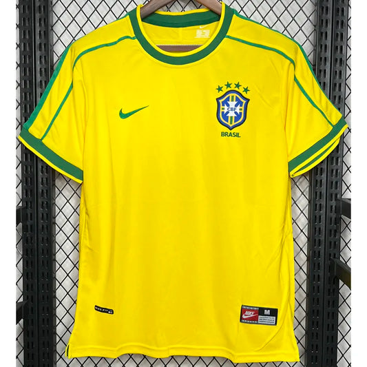 Brazil Home Retro Jersey 1998