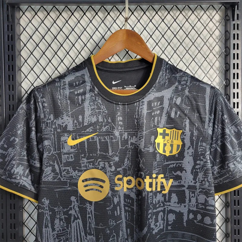 2023 Barcelona Club Picture Edition Fans Training Shirts