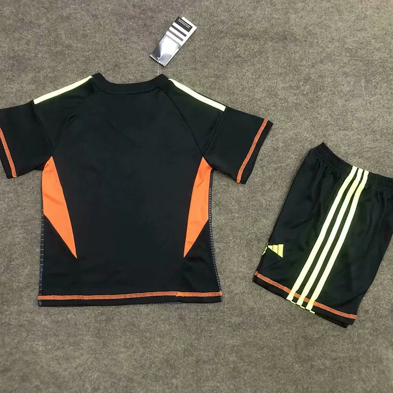 2024 Argentina Black GoalKeeper Kids Soccer Jersey