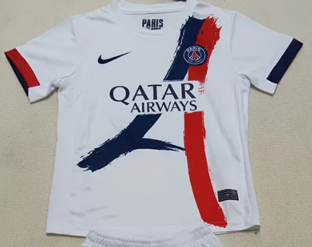 24-25 PSG Away Kids Soccer Jersey