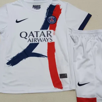 24-25 PSG Away Kids Soccer Jersey