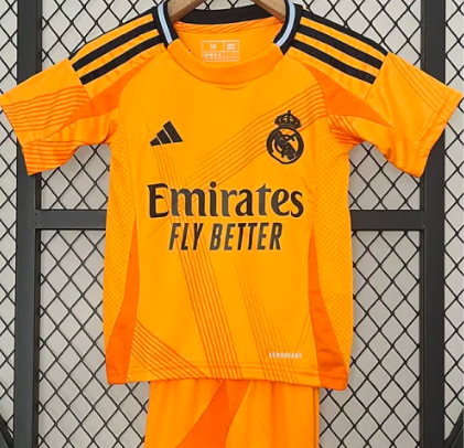24-25 RMA Away Kids Soccer Jersey