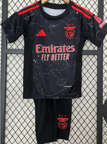 24-25 Benfica Away Kids Soccer Jersey