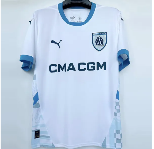 24-25 Marseille Home Fans Soccer Jersey