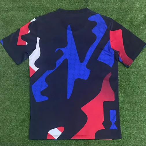 Man Utd Red Black Training shirts 24-25