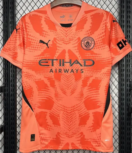 2024-25 Man City Red Orange Goalkeeper