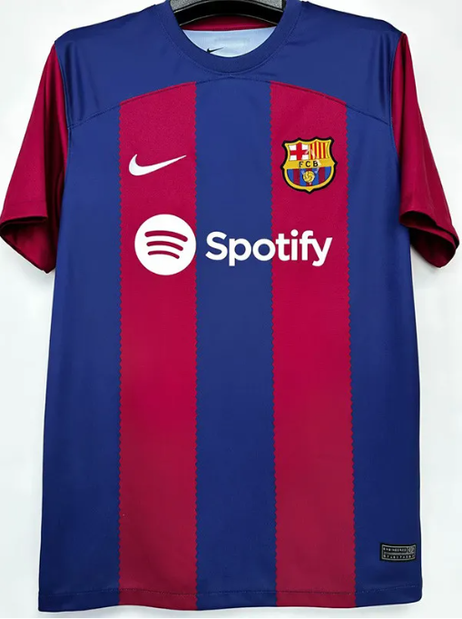 23-24 BAR Home Fans Version Soccer Jersey