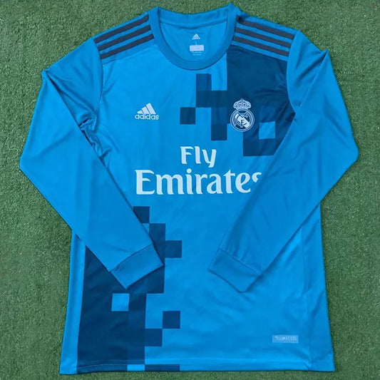 2017-2018 RMA Third Long Sleeve Retro Soccer Jersey