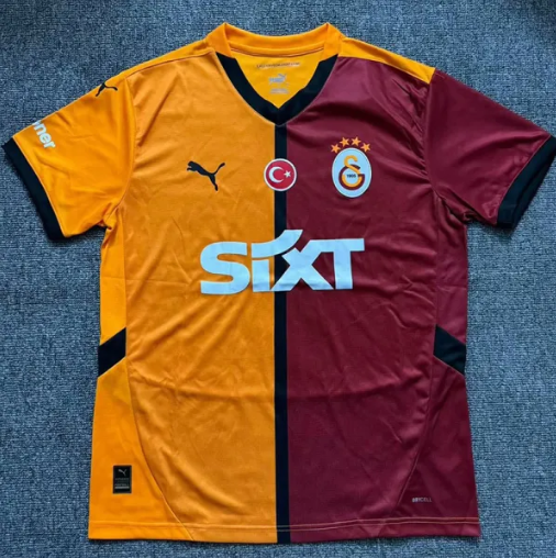 24-25 Galatasaray Home Fans Soccer Jersey