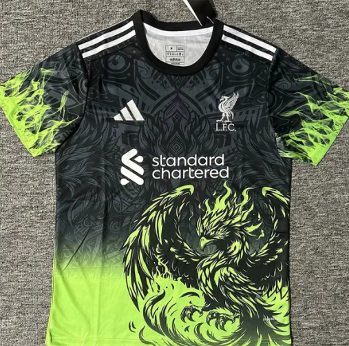 24-25 LIV Black Green Special Training Shirts