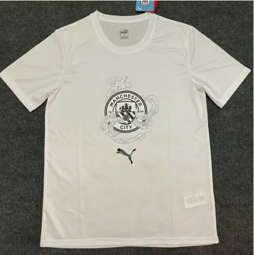 Man City White Training Shirts 2024