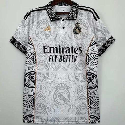 2023 RMA Special Edition White Grey Fans Training Shirts